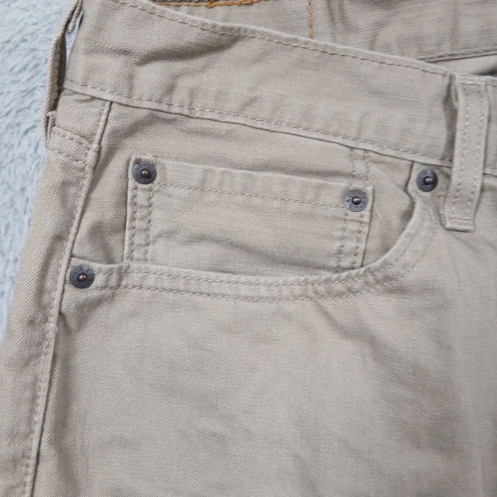 Levi's 559 Relaxed Straight Fit Khaki‎ Chino Pants Men's 42x32 Tan EUC